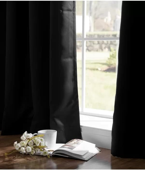 Kész sötétítő függöny Adeline Black Out 1db 150x250cm Fekete