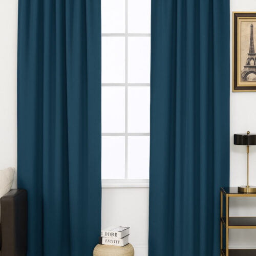 Kész sötétítő függöny Adeline Black Out 1db 150x250cm Kék