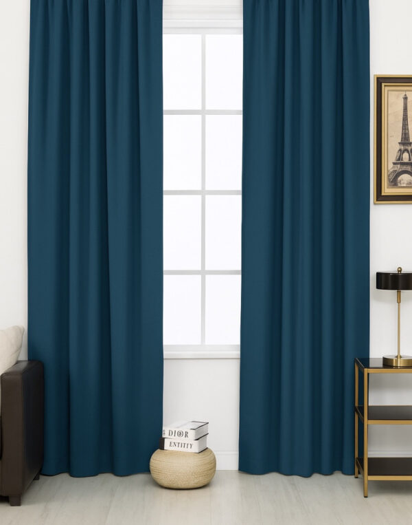 Kész sötétítő függöny Adeline Black Out 1db 150x250cm Kék