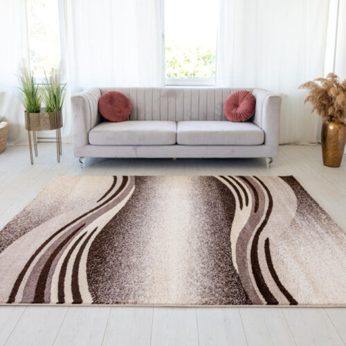 Modern szőnyeg Alina 2456 (Brown) 120x170cm Bézs