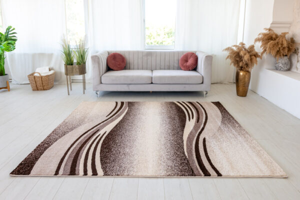 Modern szőnyeg Alina 2456 (Brown) 120x170cm Bézs