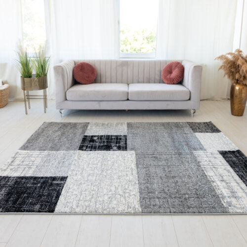 Modern szőnyeg Alina 2458 (Grey) 160x220cm Szürke