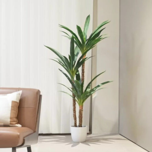 Műnövény Amazon Yucca 160cm magas pálma 3db-os váza nélkül