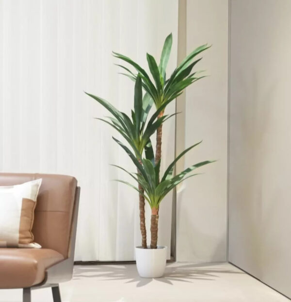 Műnövény Amazon Yucca 160cm magas pálma 3db-os váza nélkül