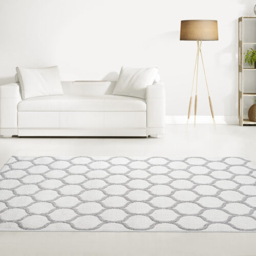 Modern szőnyeg Nordic 3718 (Cream Grey) 80x150cm Krém-Szürke