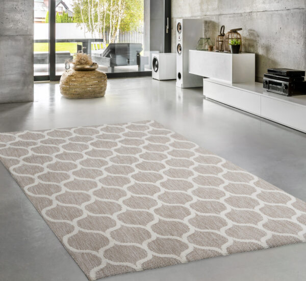 Modern szőnyeg Nordic 3718 (Beige) 80x150cm Bézs