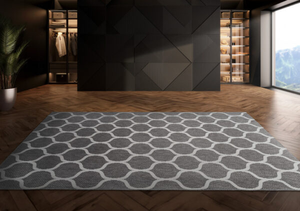 Modern szőnyeg Nordic 3718 (Grey) 80x150cm Szürke