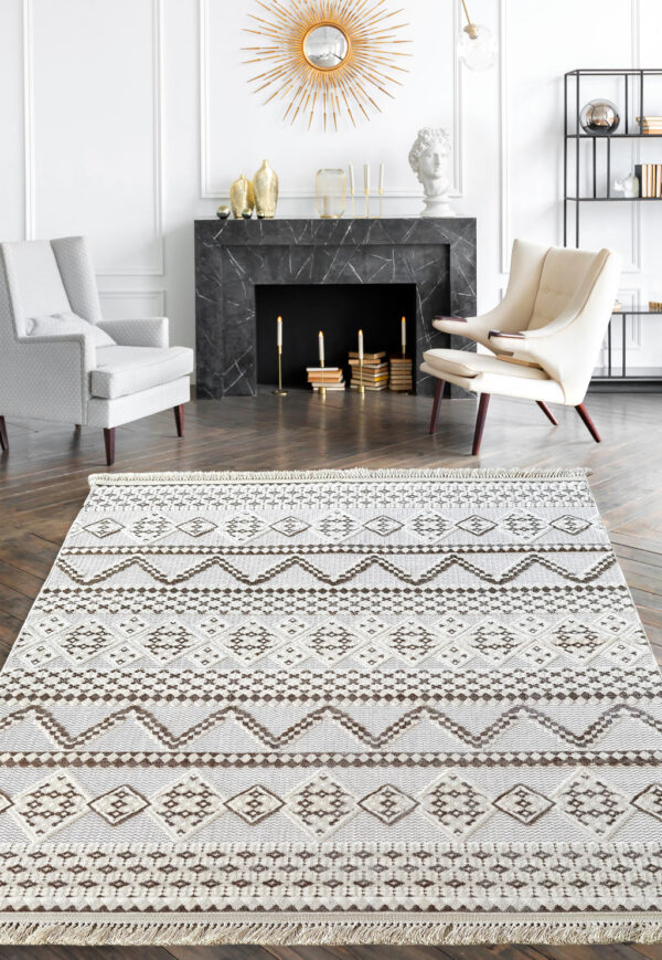 Modern szőnyeg Baldahin 9116 (Beige) 80x150cm Bézs