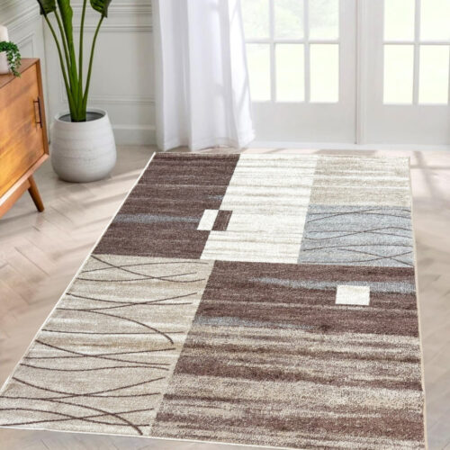 Modern Szőnyeg Balance 60031 (Beige) 60x190cm Bézs-Szürke