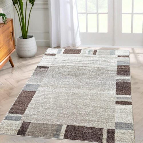 Modern Szőnyeg Balance 60051 (Beige) 60x110cm Bézs-Szürke