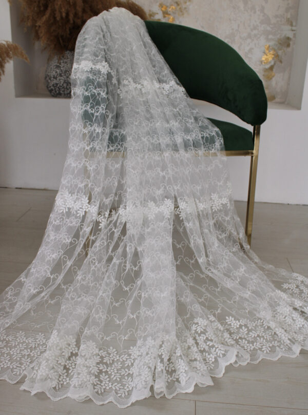 Kész függöny Brillant Krém Leveles minta 300x180cm