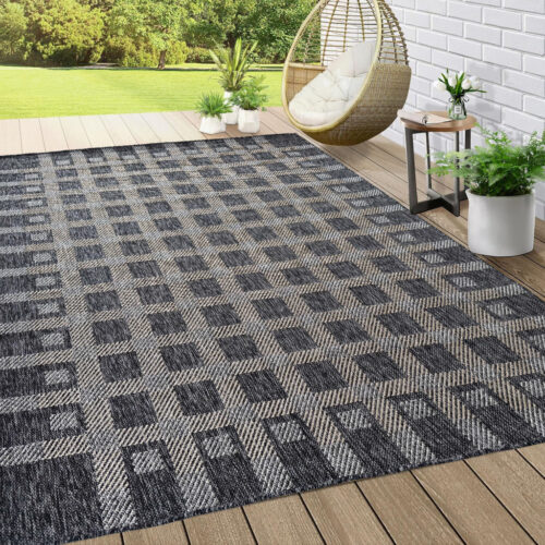 Sizal szőnyeg 8716 (Antracit-Silver) 80x150cm Szürke