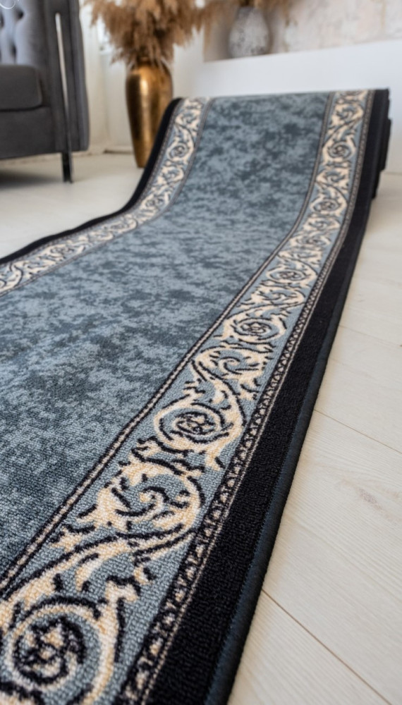 Futószőnyeg Dragon Inda minta Kék 80cm széles méteráru