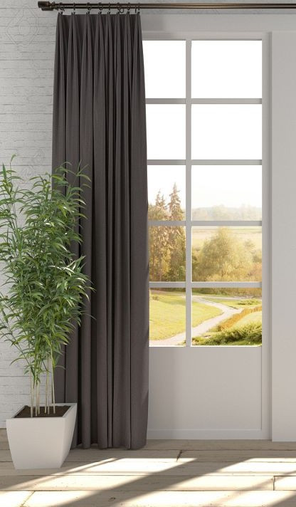 Kész sötétítő függöny Fusion Black Out 1db 140x250cm Szürke