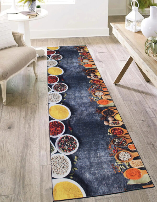 Konyhai szőnyeg Gordon 60x180cm Fűszeres minta