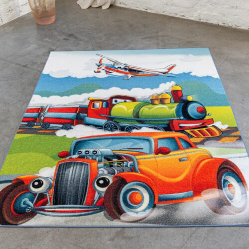 Gyerek szőnyeg Vonatos repülős 200x280cm