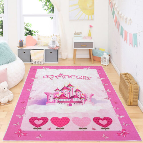 Gyerek szőnyeg Zen Princess kastély 70x140cm