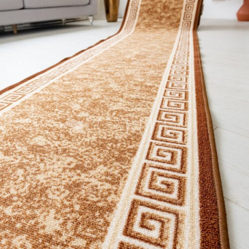 Futószőnyeg Hermes Görög minta Bézs 100cm széles méteráru