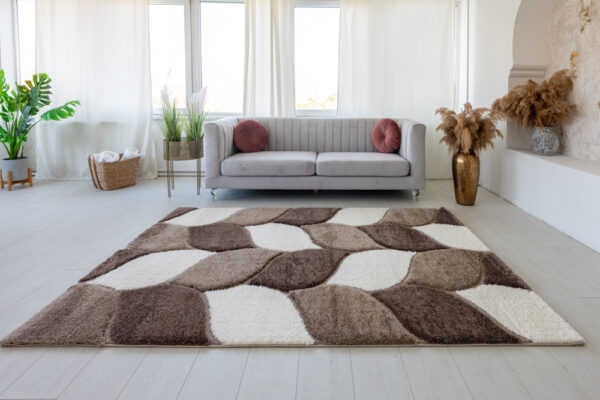 Shaggy szőnyeg Industrial 3069 (Beige) 60x220cm Bézs