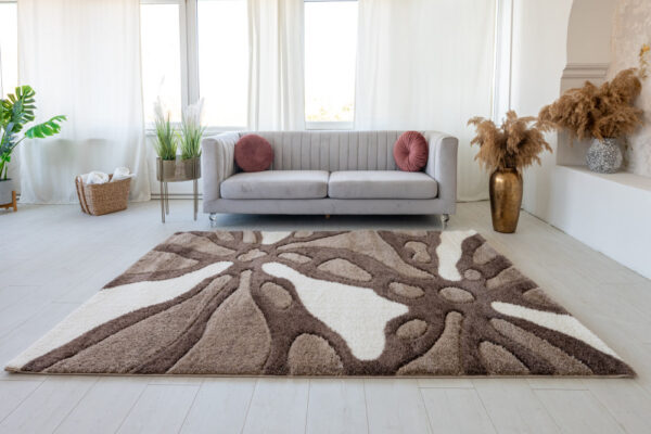 Shaggy szőnyeg Industrial 9323 (Beige) 80x250cm Bézs