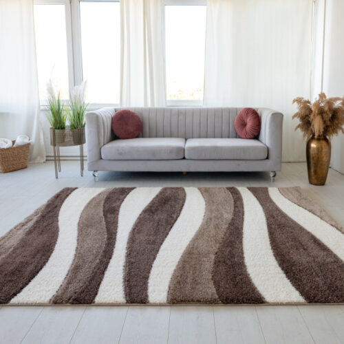 Shaggy szőnyeg Industrial 9358 (Beige) 80x250cm Bézs