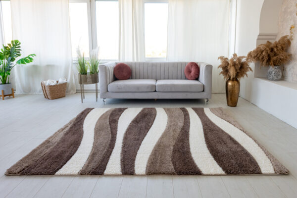 Shaggy szőnyeg Industrial 9358 (Beige) 80x250cm Bézs