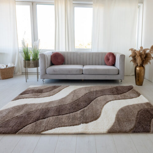 Shaggy szőnyeg Industrial 9362 (Beige) 80x250cm Bézs