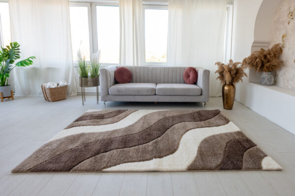Shaggy szőnyeg Industrial 9362 (Beige) 80x250cm Bézs