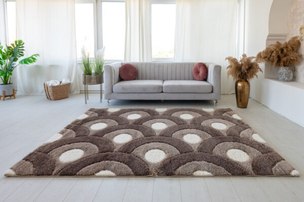Shaggy szőnyeg Industrial 9514 (Beige) 80x250cm Bézs