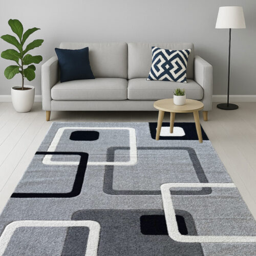 Modern szőnyeg Universal 7984 (Grey) 80x250cm Szürke