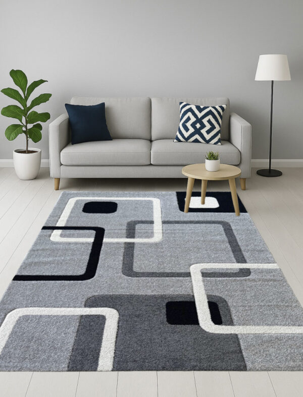 Modern szőnyeg Universal 7984 (Grey) 80x250cm Szürke