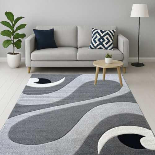 Modern szőnyeg Universal 8101 (Grey) 80x250cm Szürke
