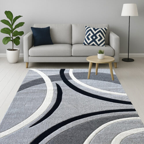 Modern szőnyeg Universal 8102 (Grey) 80x250cm Szürke