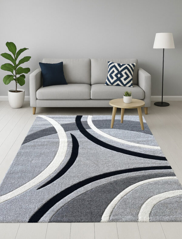 Modern szőnyeg Universal 8102 (Grey) 80x250cm Szürke