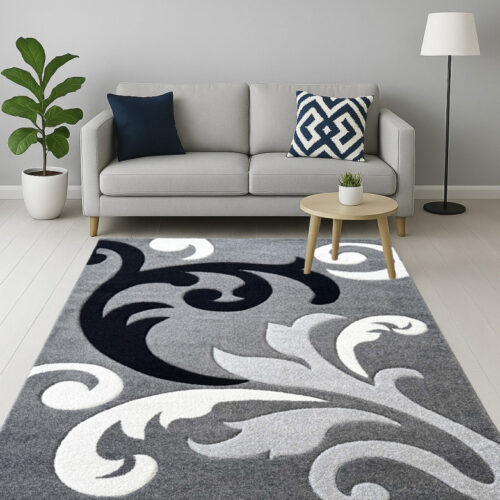 Modern szőnyeg Universal 8104 (Grey) 80x250cm Szürke