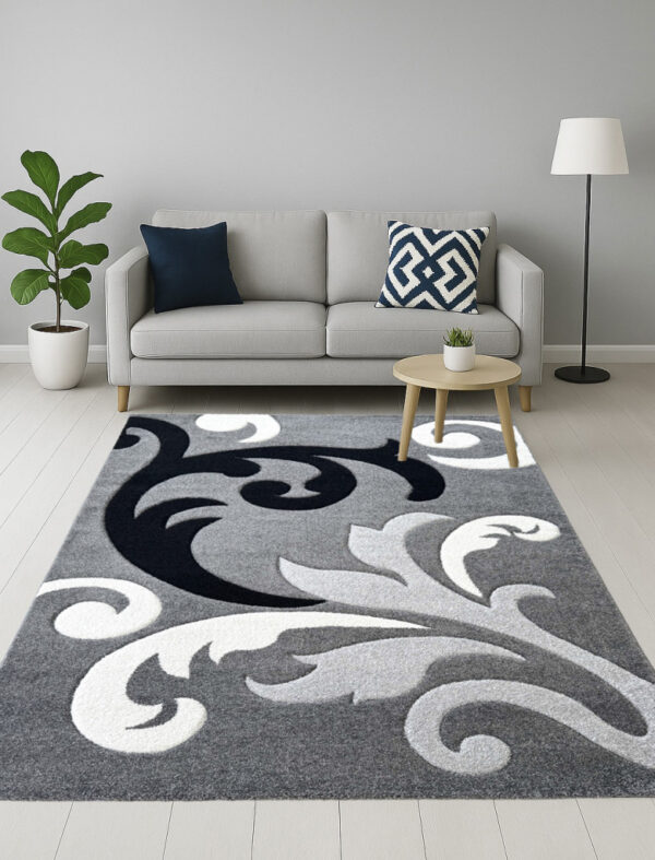 Modern szőnyeg Universal 8104 (Grey) 80x250cm Szürke