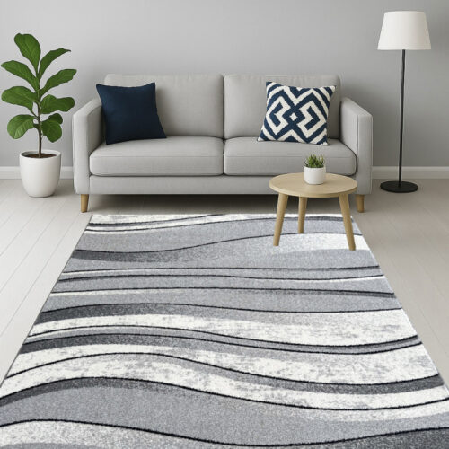 Modern szőnyeg Universal 8106 (Grey) 80x250cm Szürke