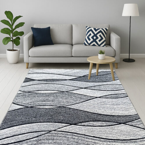 Modern szőnyeg Universal 8107 (Grey) 80x250cm Szürke