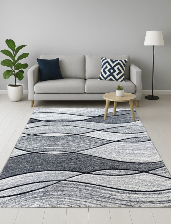 Modern szőnyeg Universal 8107 (Grey) 80x250cm Szürke