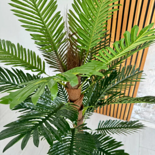 Műnövény Hawai Kókusz Pálma 120-125cm magas dús élethű váza nélküli