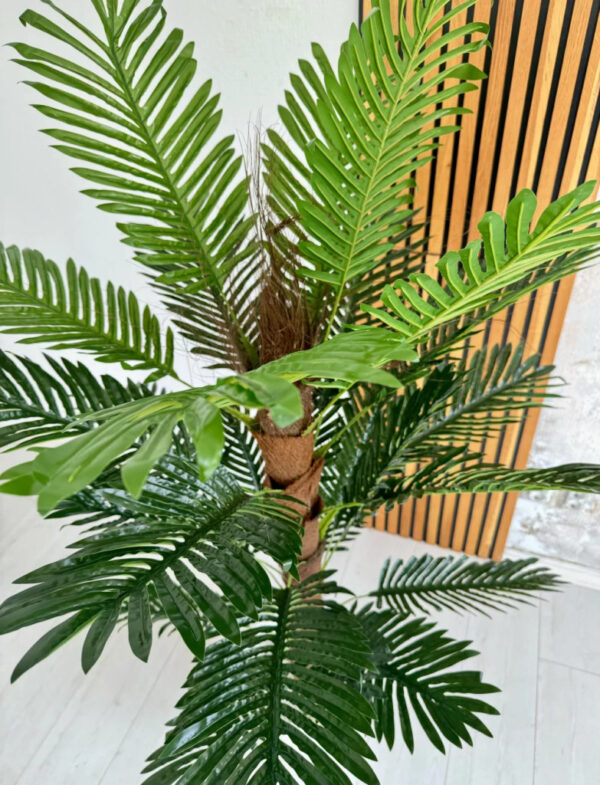 Műnövény Hawai Kókusz Pálma 120-125cm magas dús élethű váza nélküli