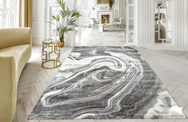 Modern szőnyeg Marble 163 (Grey) 80x150cm Szürke