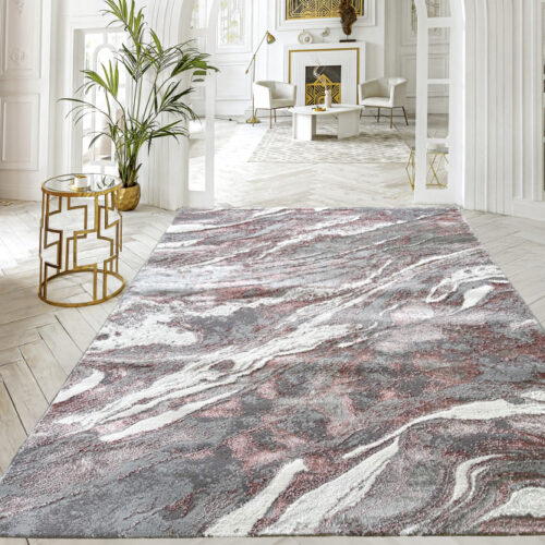 Modern szőnyeg Marble 351 (Rose) 240x330cm Szürke-Púder