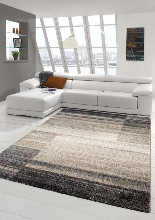 Modern szőnyeg Cairo 855 (Beige-Fume) 80x150cm Bézs-Szürke