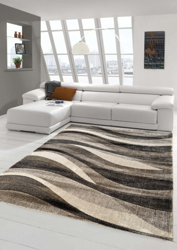 Modern szőnyeg Cairo 889 (Beige) 80x150cm Barna-Szürke