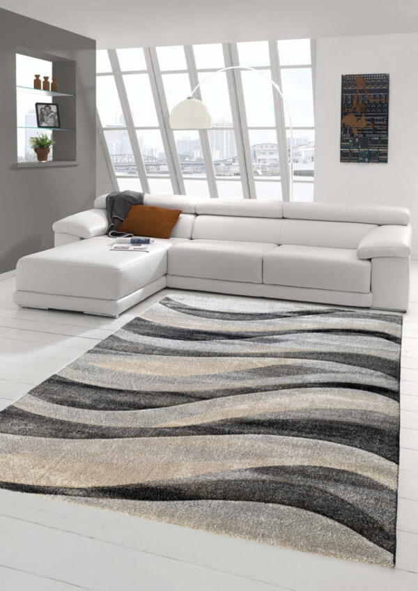 Modern szőnyeg Cairo 889 (L.Grey-Cream) 80x150cm Krém-Szürke