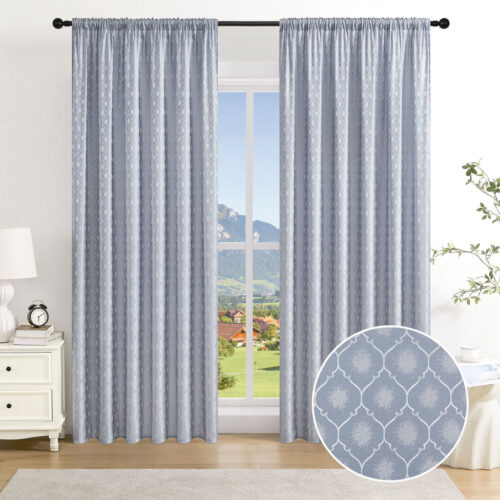 Kész sötétítő függöny Marocco 1db 150x250cm Ezüst szürke
