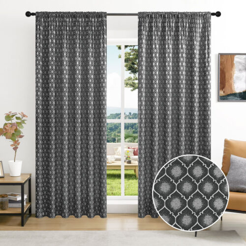 Kész sötétítő függöny Marocco 1db 150x250cm Sötétszürke
