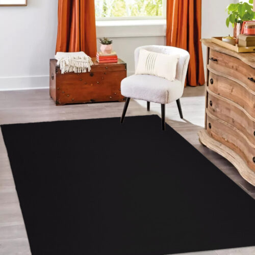 Modern szőnyeg Nora (Black) 80x250cm Fekete