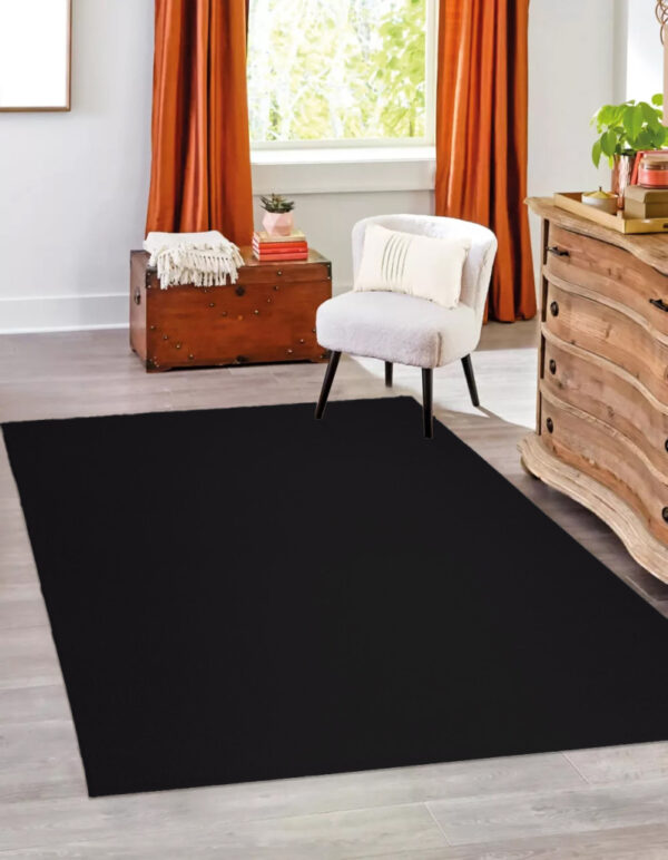Modern szőnyeg Nora (Black) 80x250cm Fekete